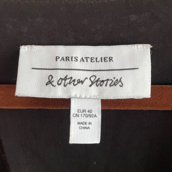 & Other Stories Paris Atelier Peasant Dress sz 40/8 - Picture 3 of 8